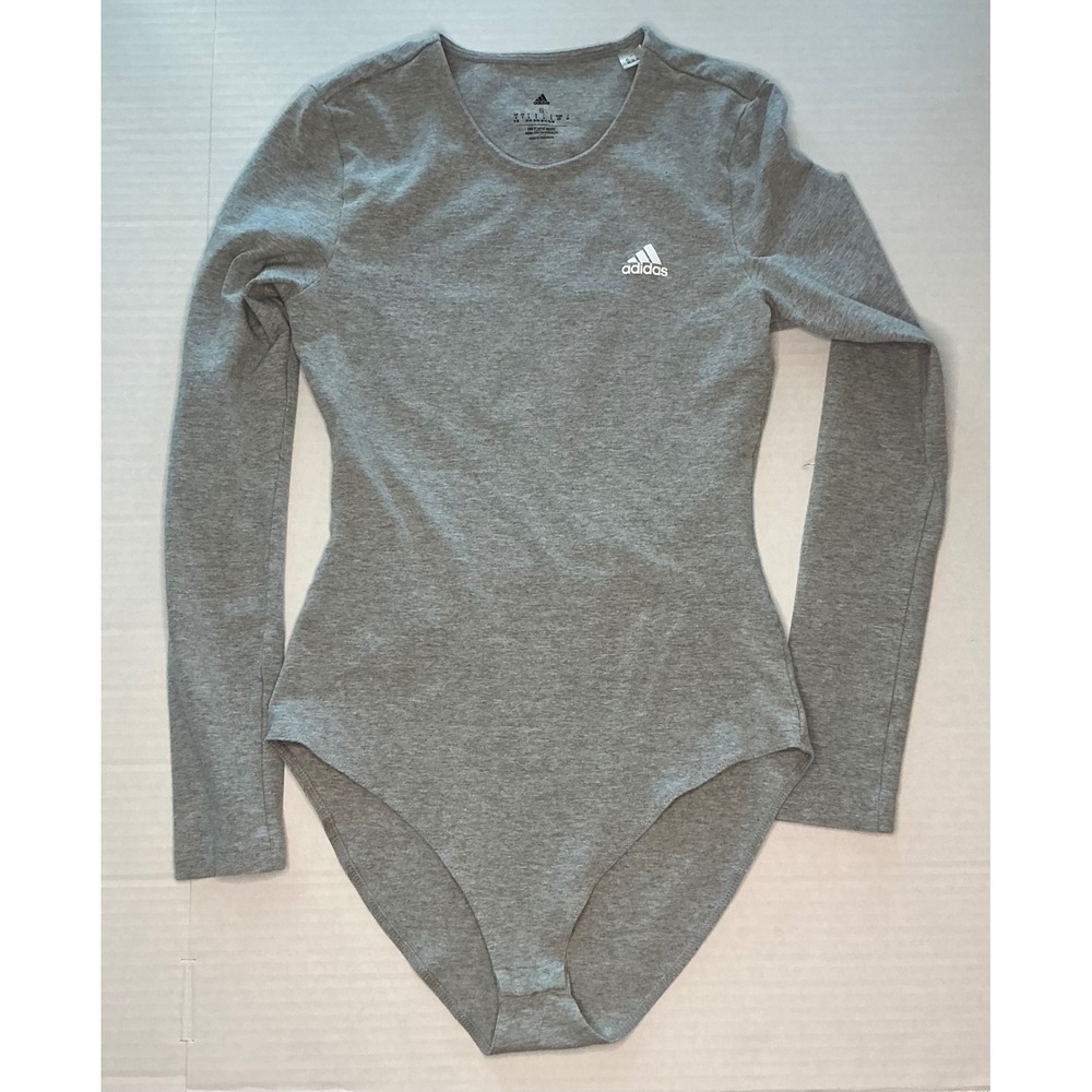 Adidas Women's Essentials Studio Cotton Bodysuit Sporty Athleisure Streetwear